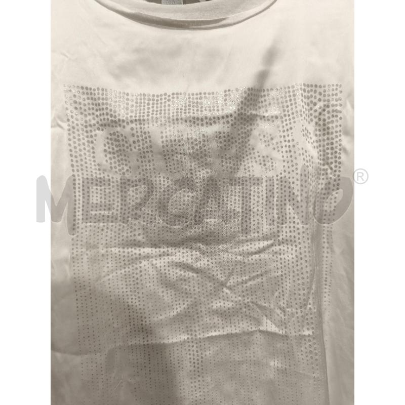 T SHIRT DONNA GUESS BIANCA POIS METALLIZZATI | Mercatino dell'Usato Campobasso 3