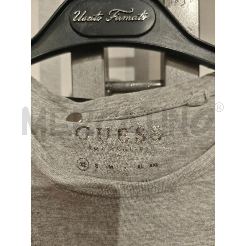 T SHIRT DONNA GUESS GRIGIA UNIVERSITY | Mercatino dell'Usato Campobasso 2
