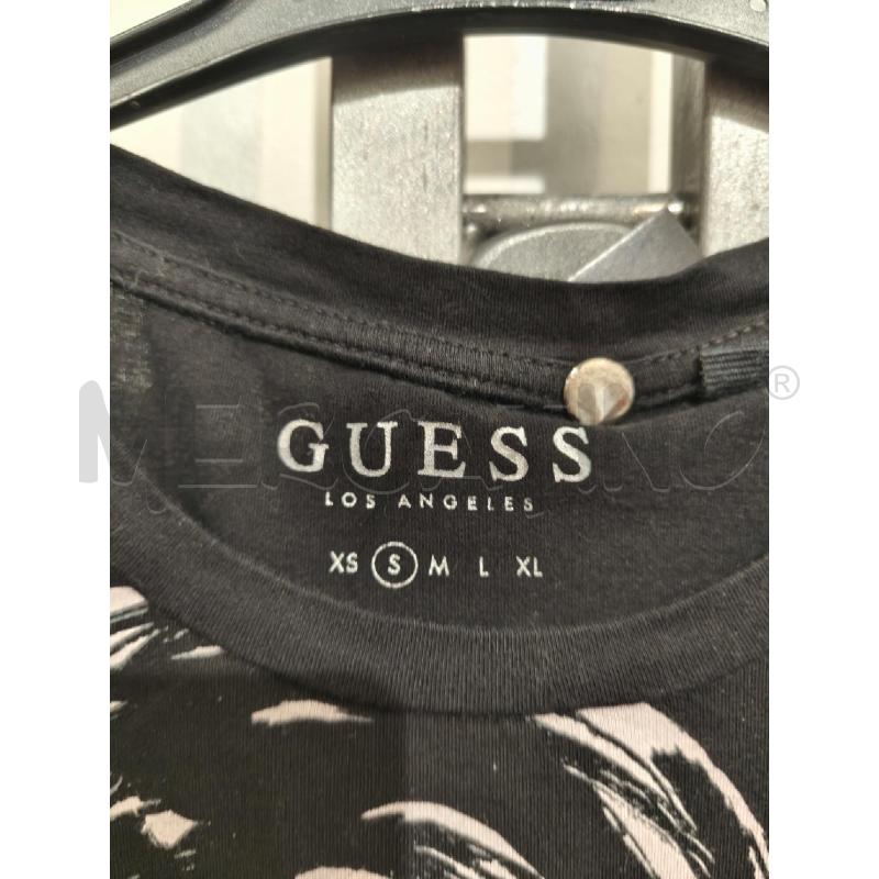 T SHIRT DONNA GUESS NERA RAGAZZA | Mercatino dell'Usato Campobasso 2