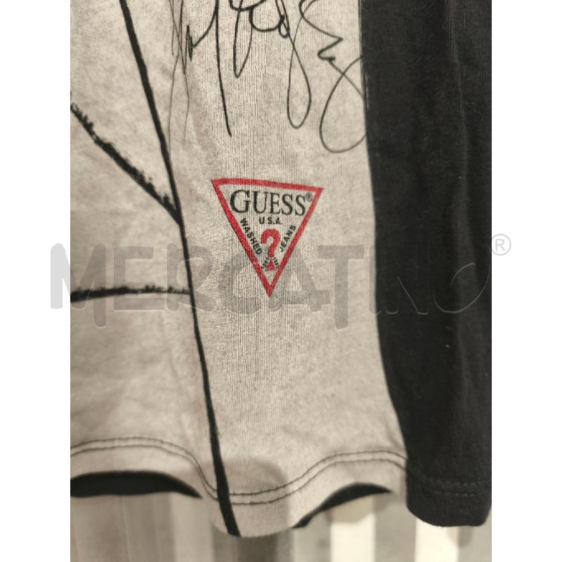 T SHIRT DONNA GUESS NERA RAGAZZA | Mercatino dell'Usato Campobasso 4