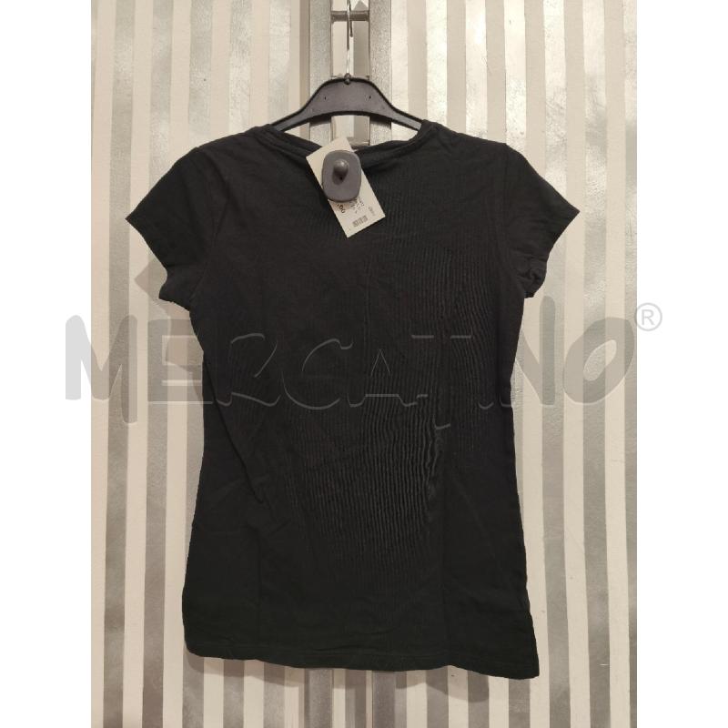 T SHIRT DONNA GUESS NERA STRASS E ROSA | Mercatino dell'Usato Campobasso 5