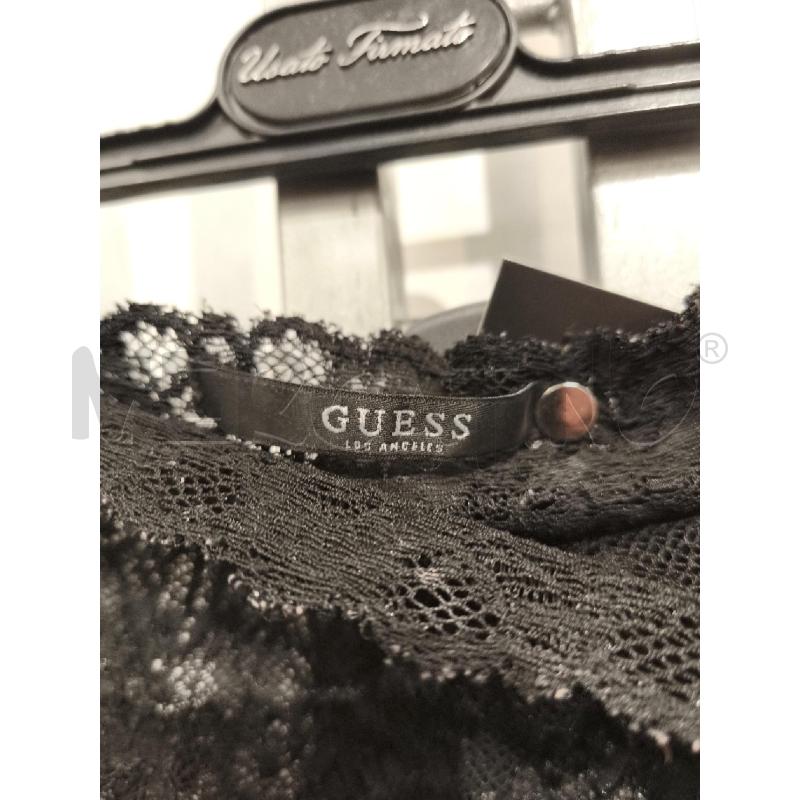 T SHIRT DONNA GUESS PIZZO NERO | Mercatino dell'Usato Campobasso 2
