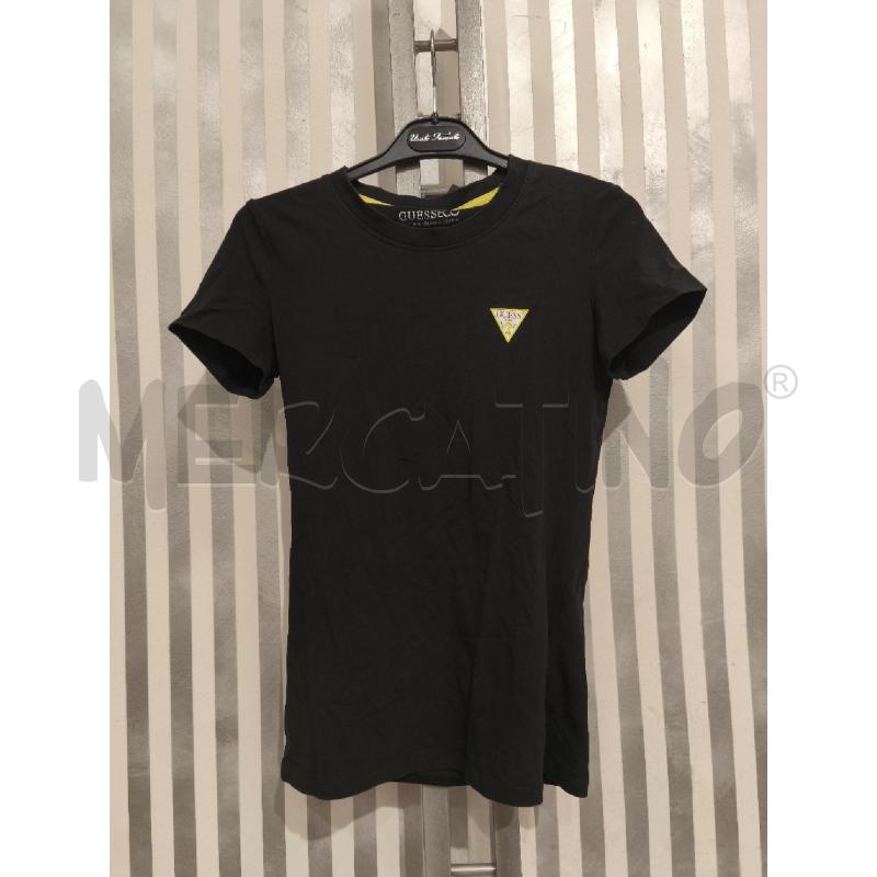 T SHIRT DONNA GUESS TRIANGOLO LIME | Mercatino dell'Usato Campobasso 1
