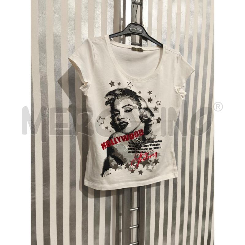 T SHIRT DONNA ICEBERG HOLLYWOOD STRASS MARILYN | Mercatino dell'Usato Campobasso 3