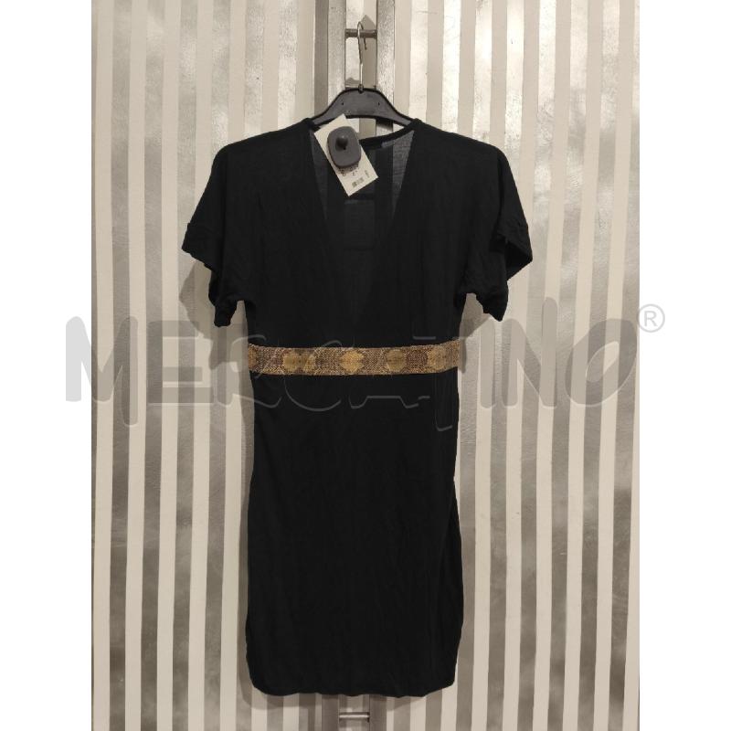 T SHIRT DONNA JUST CAVALLI NERA FASCIA BEIGE PIT | Mercatino dell'Usato Campobasso 5