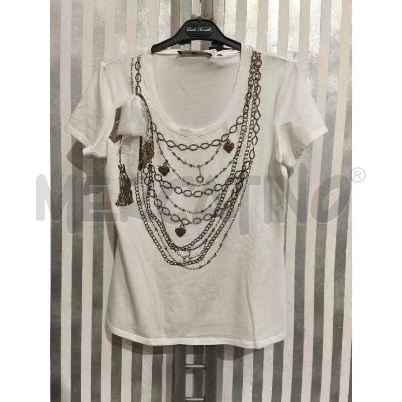 T SHIRT DONNA LES COPAINS COLLANE STRASS | Mercatino dell'Usato Campobasso 1
