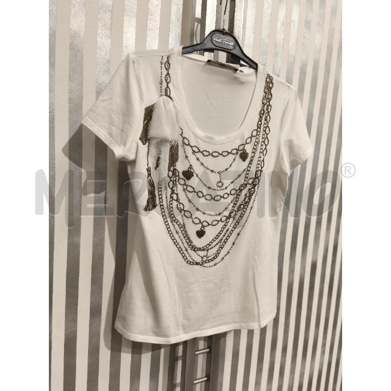 T SHIRT DONNA LES COPAINS COLLANE STRASS | Mercatino dell'Usato Campobasso 3