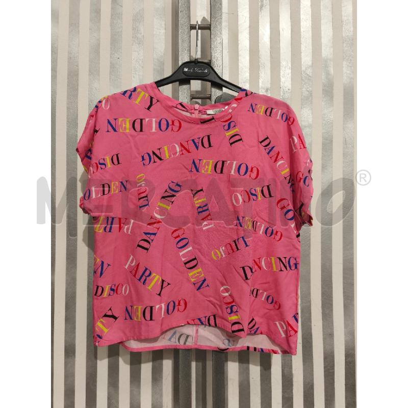T SHIRT DONNA LIU JO ROSA SCRITTE | Mercatino dell'Usato Campobasso 1