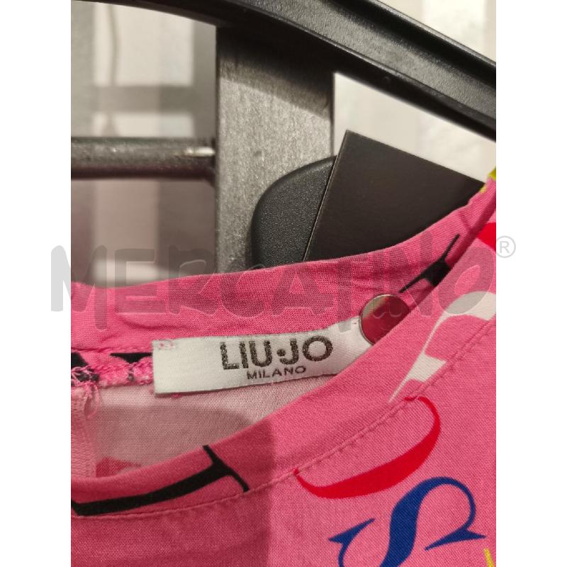 T SHIRT DONNA LIU JO ROSA SCRITTE | Mercatino dell'Usato Campobasso 2