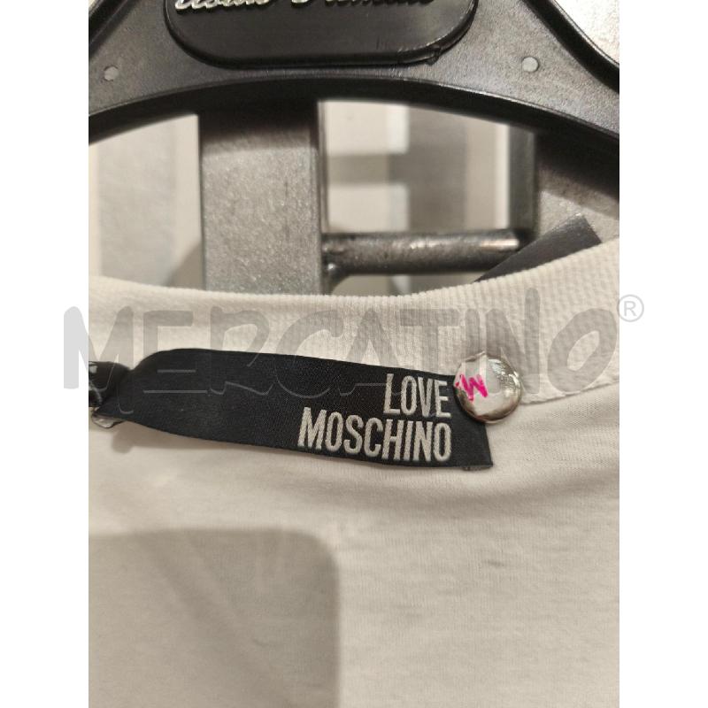 T SHIRT DONNA LOVE MOSCHINO CAN CAN | Mercatino dell'Usato Campobasso 2