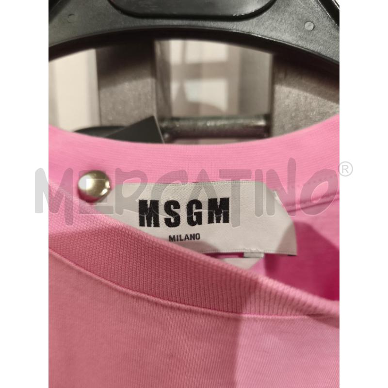 T SHIRT DONNA MAGM ROSA SCRITTA BIANCA | Mercatino dell'Usato Campobasso 2