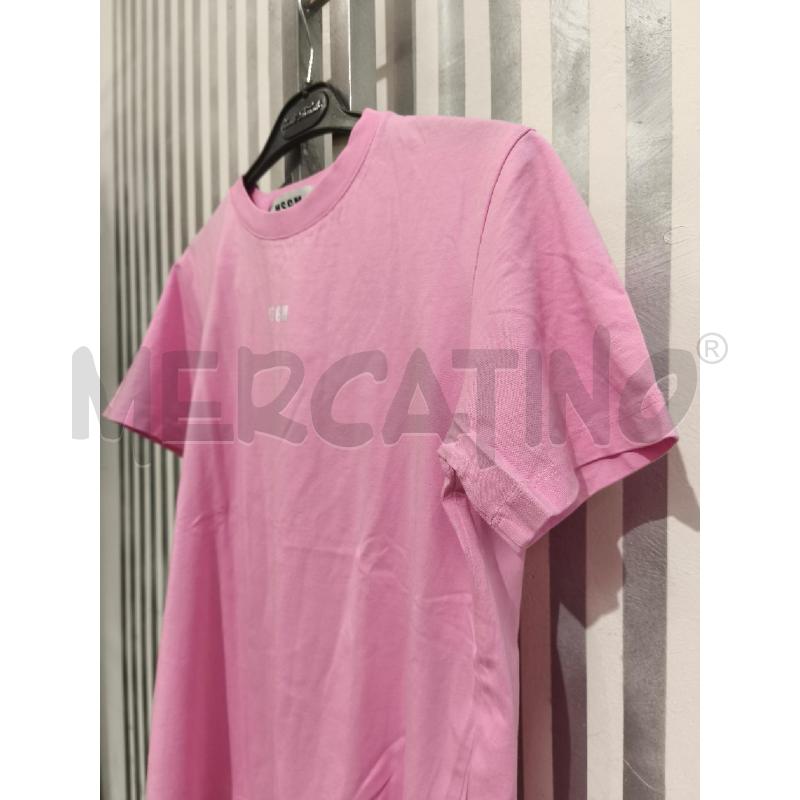 T SHIRT DONNA MAGM ROSA SCRITTA BIANCA | Mercatino dell'Usato Campobasso 4