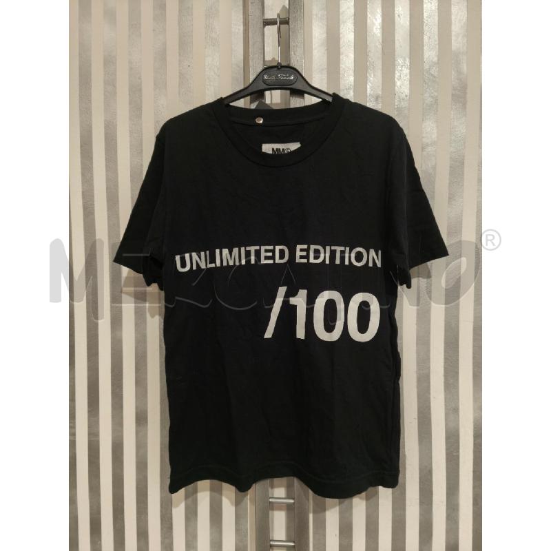 T SHIRT DONNA MAISON MARGIELA MM6 UNLIMITED EDITION NERA | Mercatino dell'Usato Campobasso 1