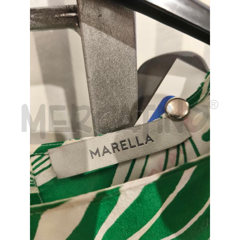 T SHIRT DONNA MARELLA PANNA VERDE FOGLIE | Mercatino dell'Usato Campobasso 2