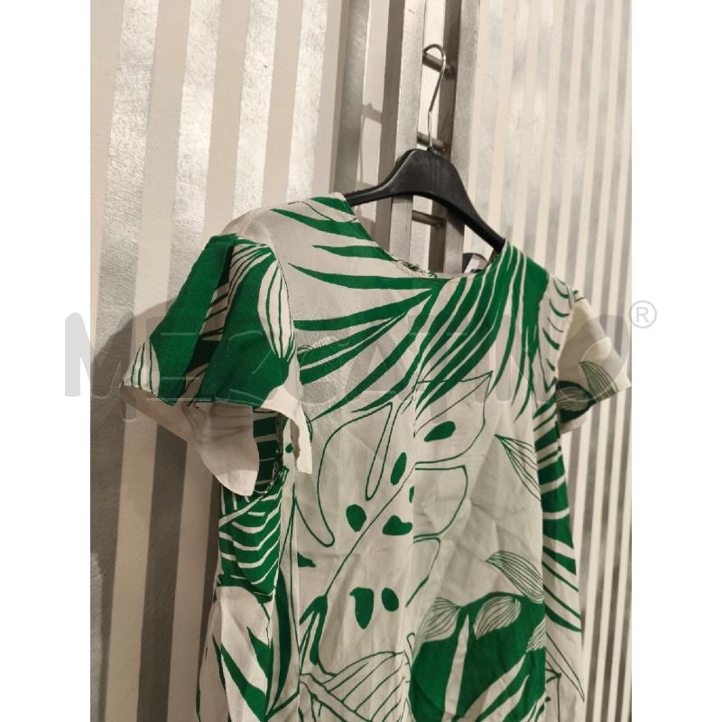 T SHIRT DONNA MARELLA PANNA VERDE FOGLIE | Mercatino dell'Usato Campobasso 3
