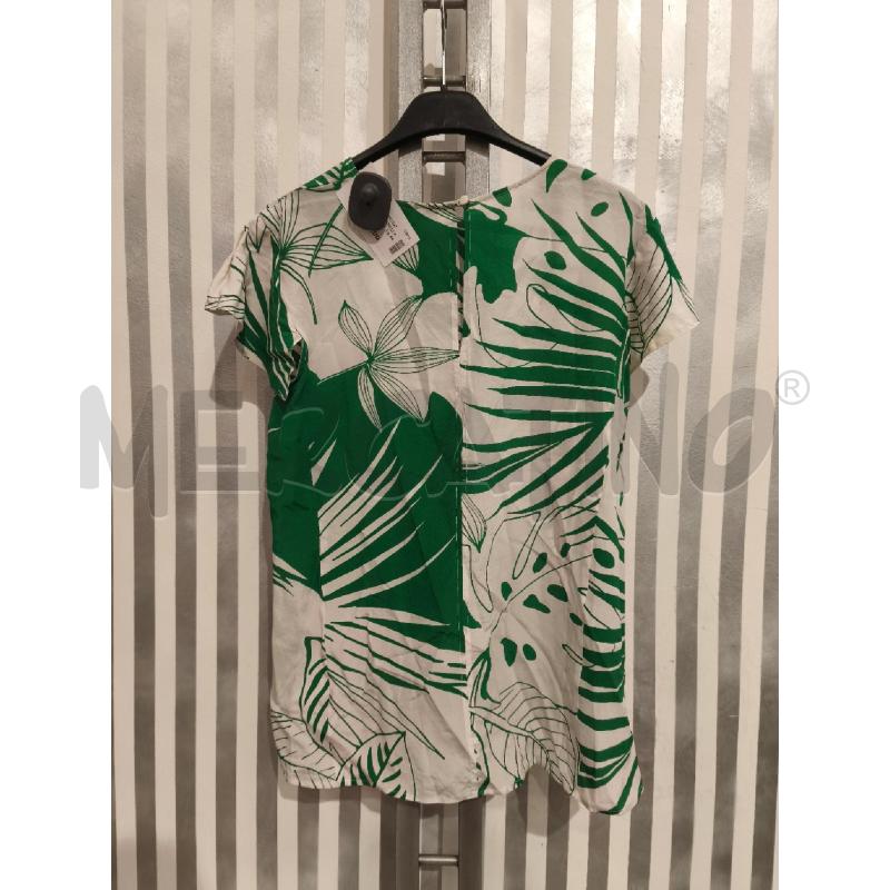 T SHIRT DONNA MARELLA PANNA VERDE FOGLIE | Mercatino dell'Usato Campobasso 5