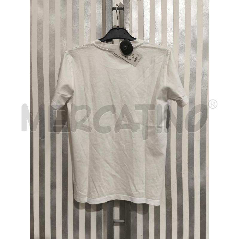 T SHIRT DONNA MSGM BIANCA SCRITTA NERA | Mercatino dell'Usato Campobasso 5