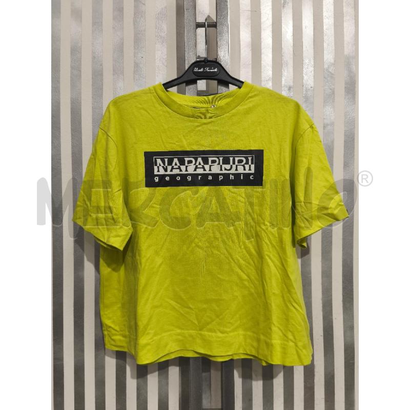 T SHIRT DONNA NAPAPIJRI GIALLO FLUO | Mercatino dell'Usato Campobasso 1