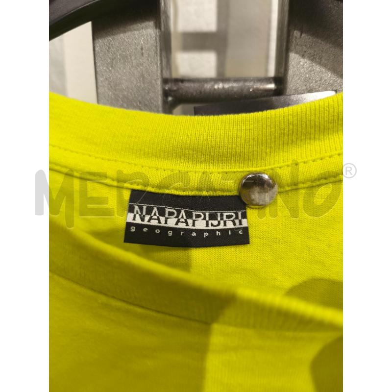 T SHIRT DONNA NAPAPIJRI GIALLO FLUO | Mercatino dell'Usato Campobasso 2