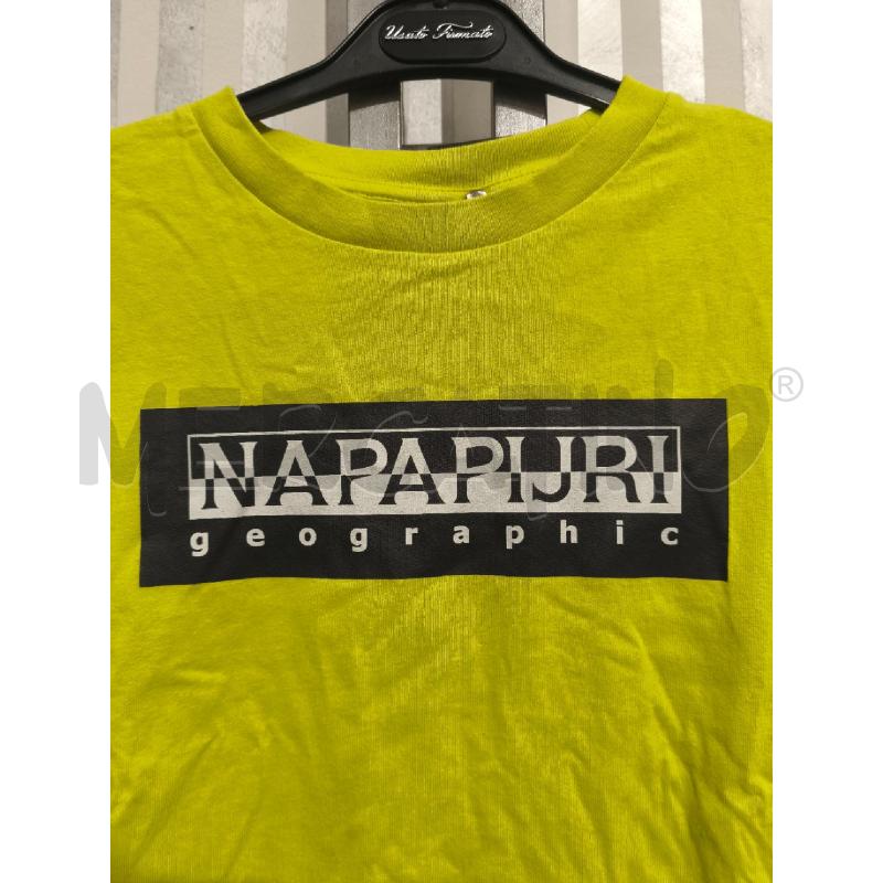 T SHIRT DONNA NAPAPIJRI GIALLO FLUO | Mercatino dell'Usato Campobasso 3