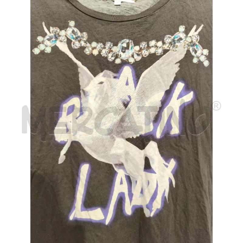 T SHIRT DONNA PATRIZIA PEPE MARRONE SCURO UNICORNO | Mercatino dell'Usato Campobasso 4