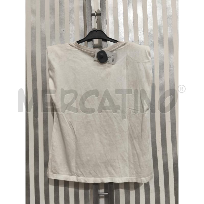 T SHIRT DONNA PINKO BIANCA EFFETTO INVECCHIATO MANI | Mercatino dell'Usato Campobasso 5