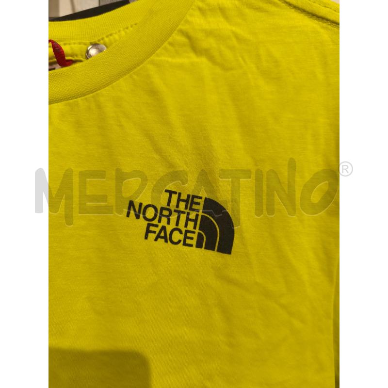 T SHIRT DONNA THE NORTH FACE GIALLO FLUO | Mercatino dell'Usato Campobasso 2