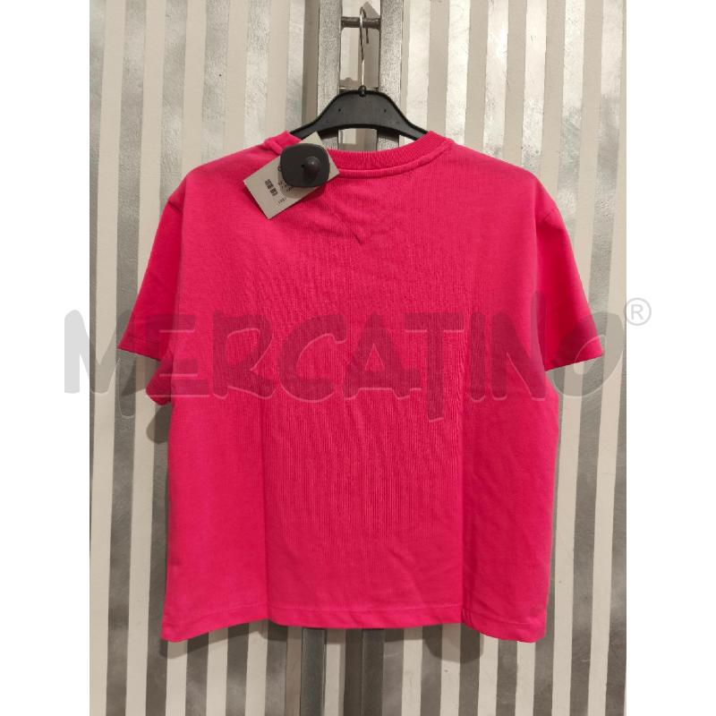 T SHIRT DONNA TOMMY JEANS FUXIA LOGO CENTRALE | Mercatino dell'Usato Campobasso 5