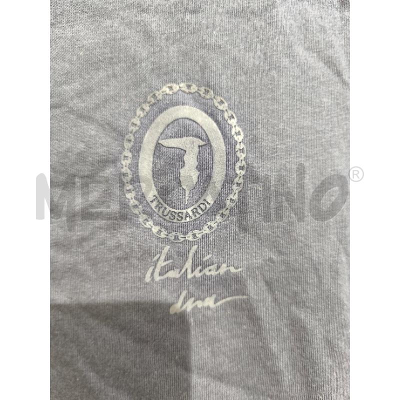 T SHIRT DONNA TRUSSARDI BLU LOGO ITALIAN DNA | Mercatino dell'Usato Campobasso 3