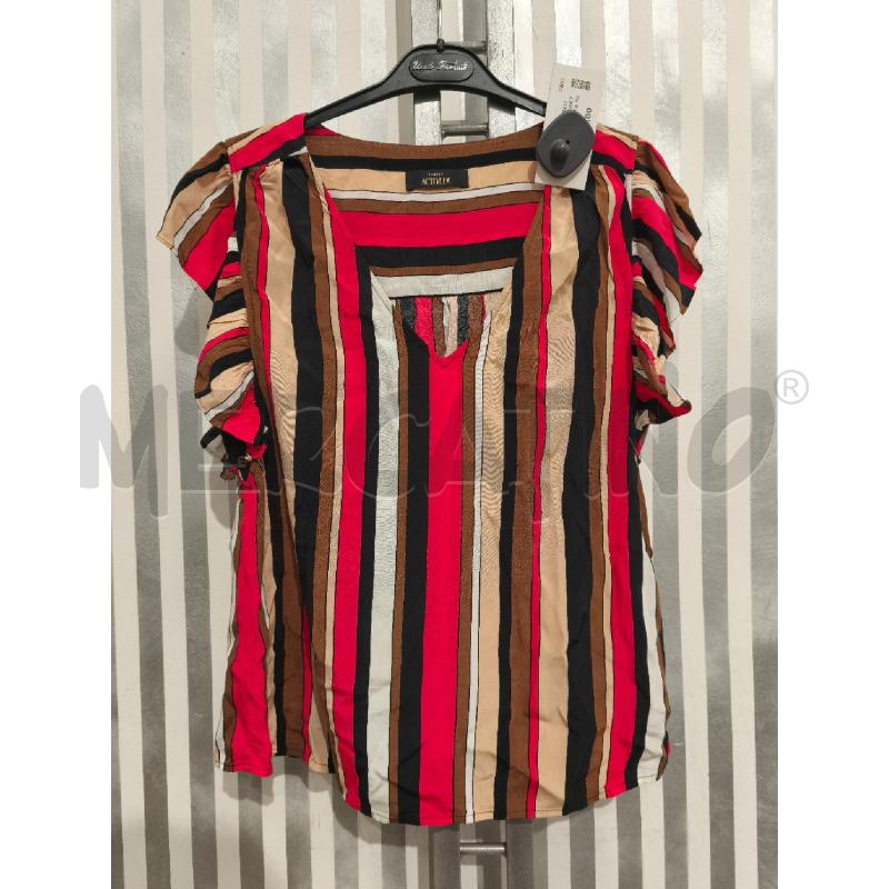 T SHIRT DONNA TWINSET ACTITUDE NERA BEIGE FUXIA | Mercatino dell'Usato Campobasso 1