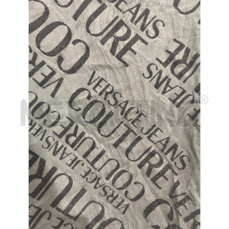 T SHIRT DONNA VERSACE JEANS COUTURE NERA SCRITTE VELLUTINO | Mercatino dell'Usato Campobasso 3