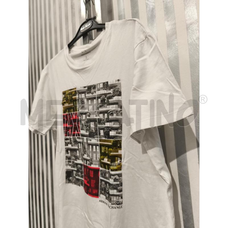 T SHIRT UOMO ARMANI EXCHANGE BIANCA BOSCO VERTICALE | Mercatino dell'Usato Campobasso 4