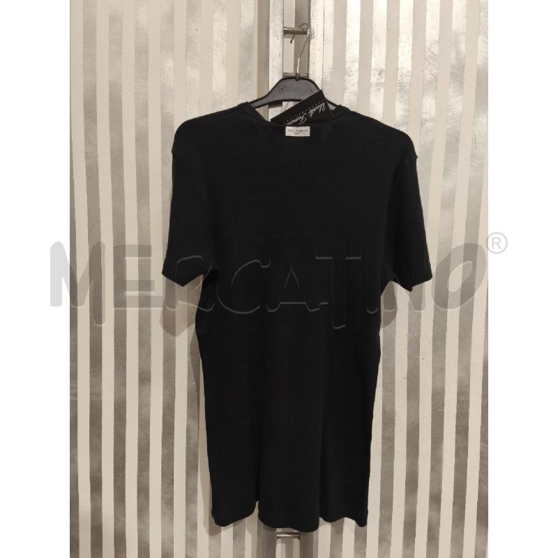 T SHIRT UOMO DOLCE E GABBANA NERA A COSTINE | Mercatino dell'Usato Campobasso 4