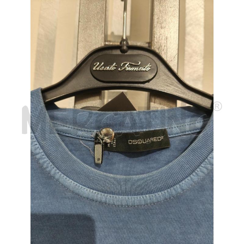 T SHIRT UOMO DSQUARED2 INDACO STAMPA BLU SCURO | Mercatino dell'Usato Campobasso 2