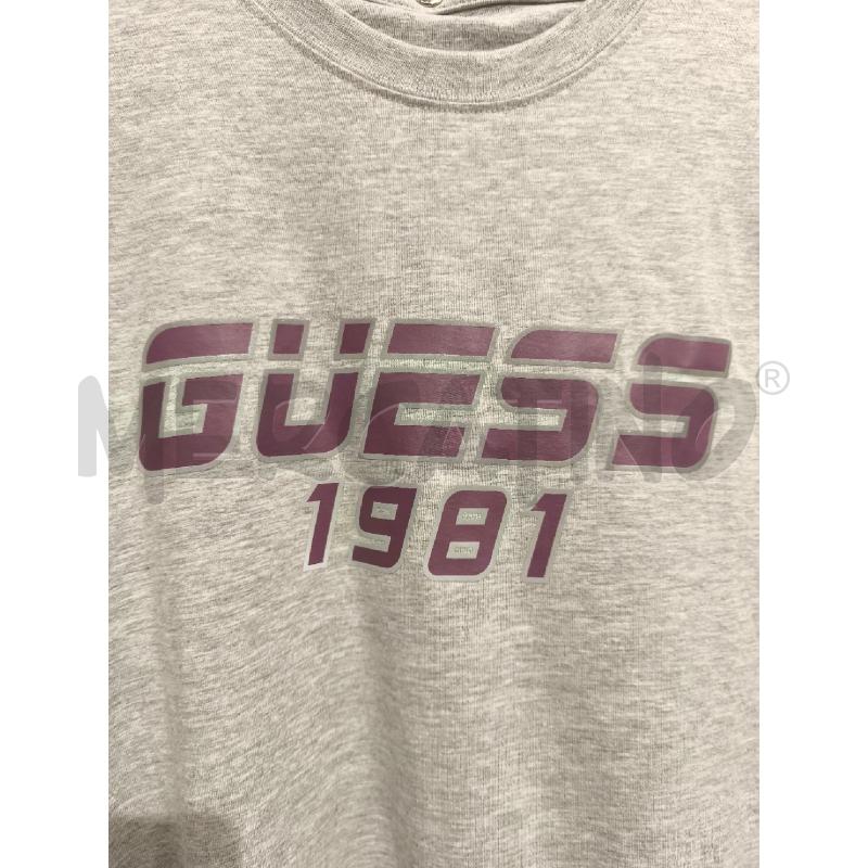 T SHIRT UOMO GUESS GRIGIA SCRITTA VIOLA | Mercatino dell'Usato Campobasso 3