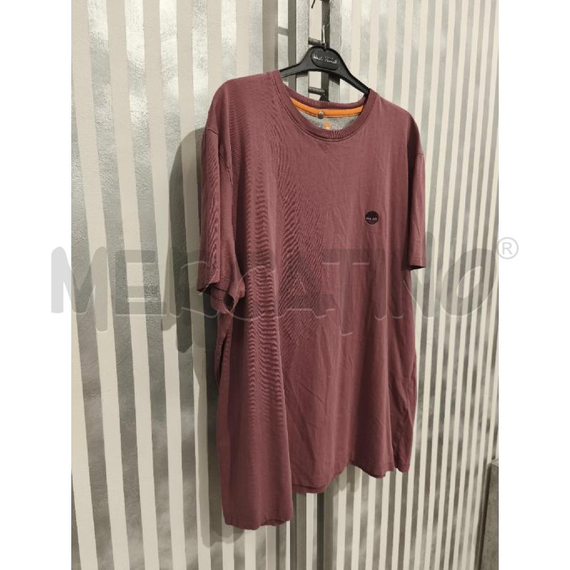 T SHIRT UOMO TIMBERLAND ROSA SCURO | Mercatino dell'Usato Campobasso 3