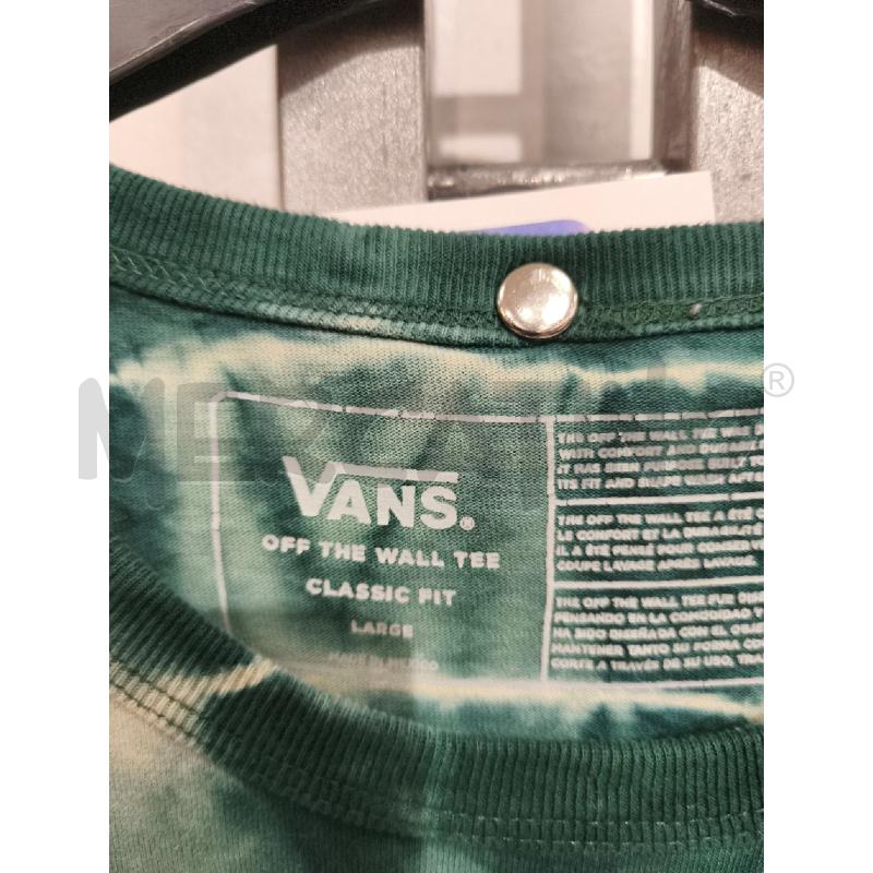 T SHIRT UOMO VANS VERDE BATIK SCRITTA BIANCA | Mercatino dell'Usato Campobasso 2