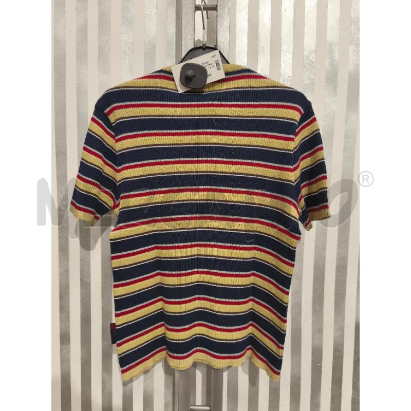 T SHIRT UOMO & DOLCE&GABBANA RIGHE BLU ROSSE GIALLE | Mercatino dell'Usato Campobasso 4