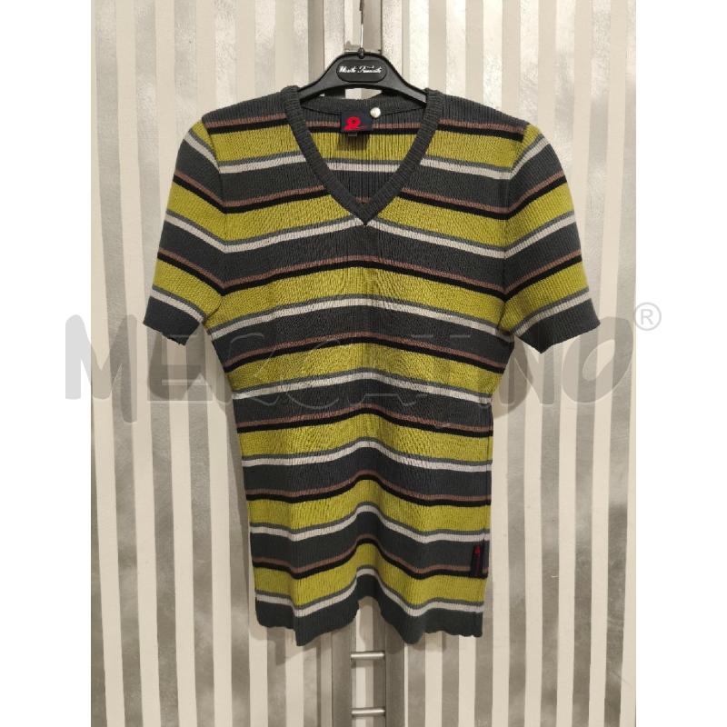 T SHIRT UOMO & DOLCE&GABBANA RIGHE GRIGIE E VERDI | Mercatino dell'Usato Campobasso 1