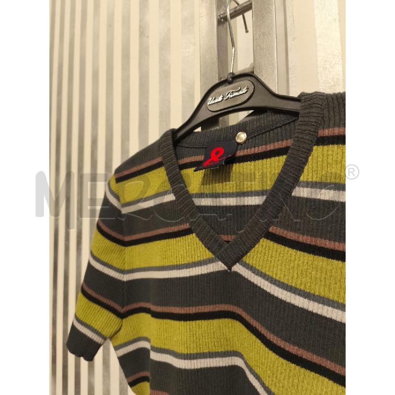 T SHIRT UOMO & DOLCE&GABBANA RIGHE GRIGIE E VERDI | Mercatino dell'Usato Campobasso 4