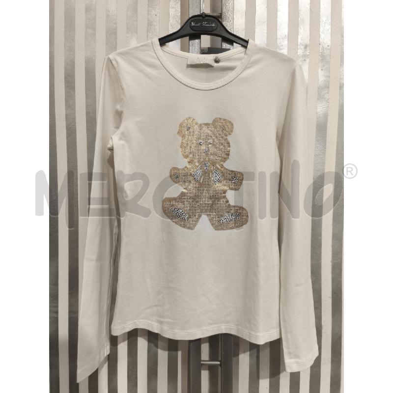 T SHIRT  DDODO DONNA MANICA LUNGA ORSETTO  | Mercatino dell'Usato Campobasso 1