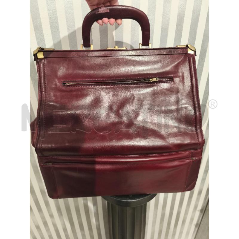 VALIGIA PELLE BRUNO MAGLI PELLE BORDEAUX | Mercatino dell'Usato Campobasso 3