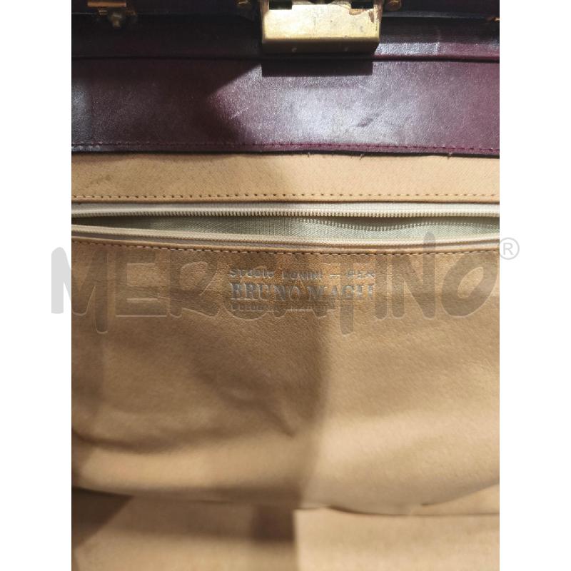 VALIGIA PELLE BRUNO MAGLI PELLE BORDEAUX | Mercatino dell'Usato Campobasso 5