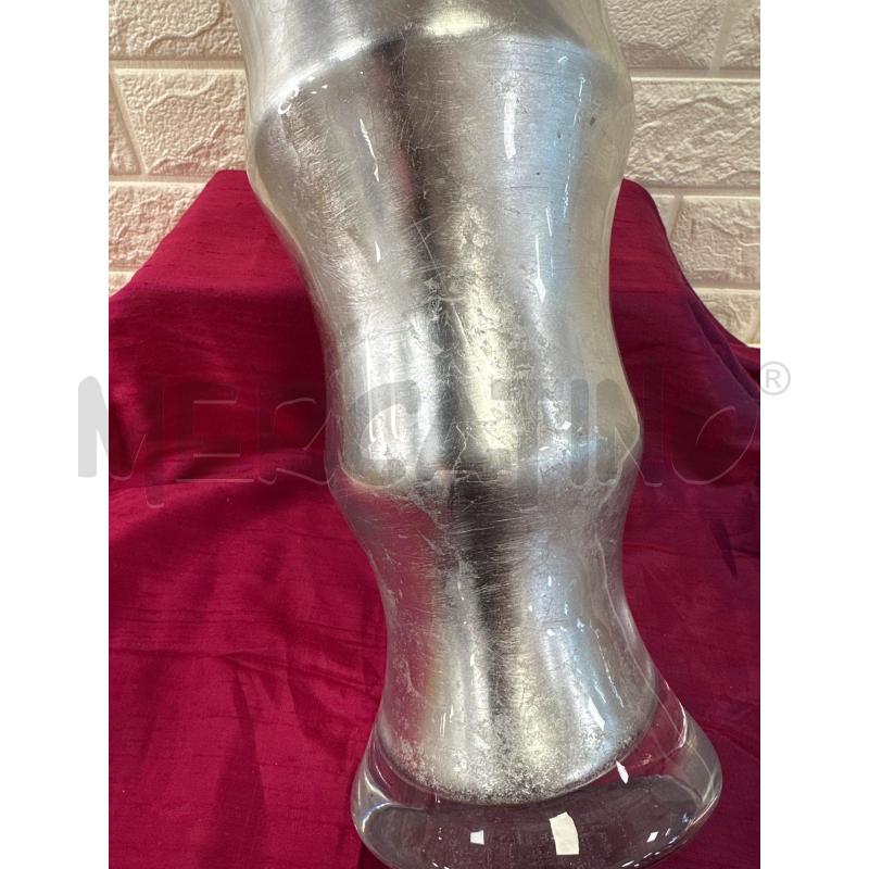 VASO FOGLIA ARG H 38 CM | Mercatino dell'Usato Campobasso 3