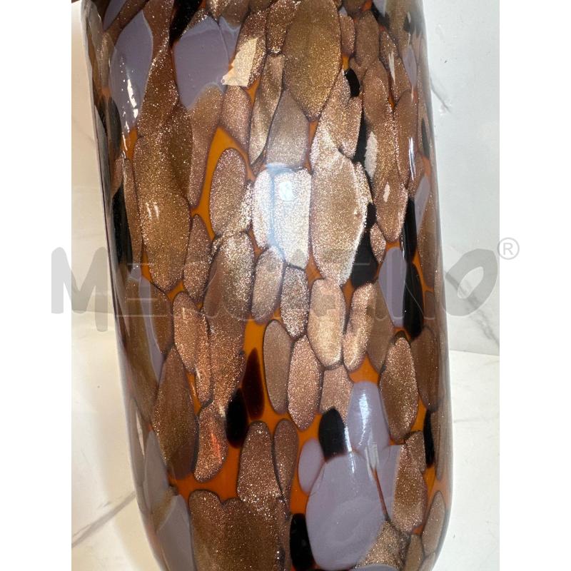 VASO OTTAVIANI MURANO LUMEGGIATO ORO H 30 CIRCA  | Mercatino dell'Usato Campobasso 2