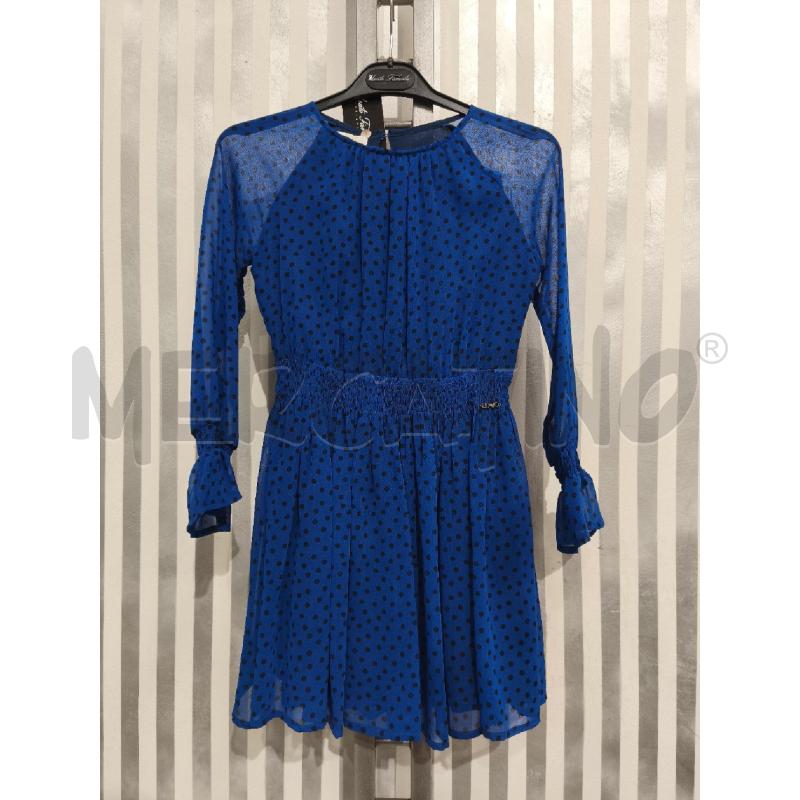 VESTITO BAMBINA LIU JO BLU POIS NERI | Mercatino dell'Usato Campobasso 1