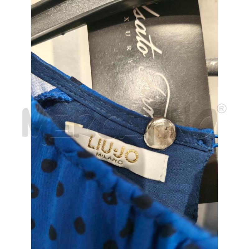 VESTITO BAMBINA LIU JO BLU POIS NERI | Mercatino dell'Usato Campobasso 2