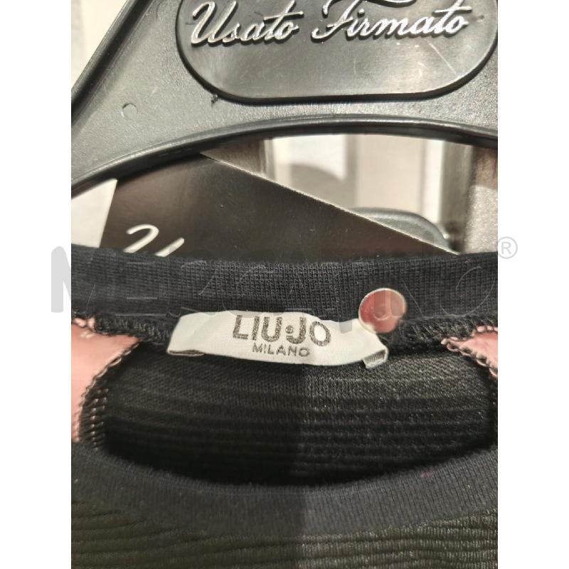VESTITO BAMBINA LIU JO NERO E ROSA | Mercatino dell'Usato Campobasso 2