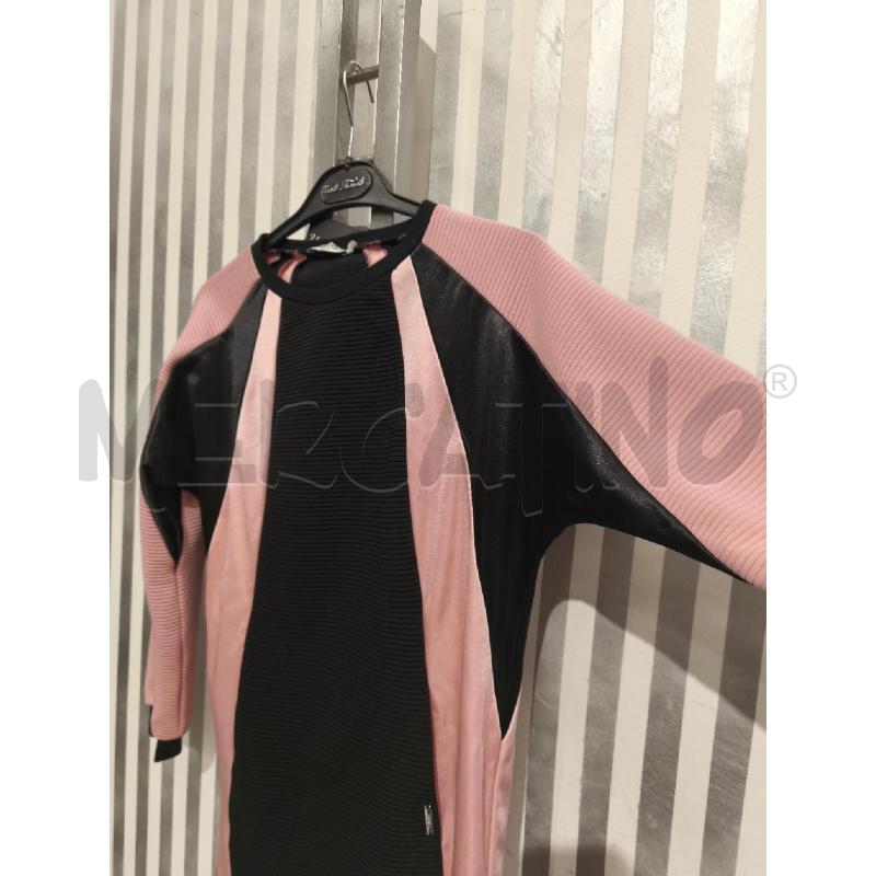 VESTITO BAMBINA LIU JO NERO E ROSA | Mercatino dell'Usato Campobasso 3
