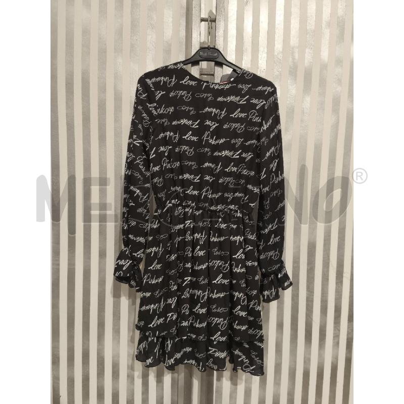 VESTITO BAMBINA PINKO NERO SCRITTE BIANCHE CORSIVO | Mercatino dell'Usato Campobasso 1